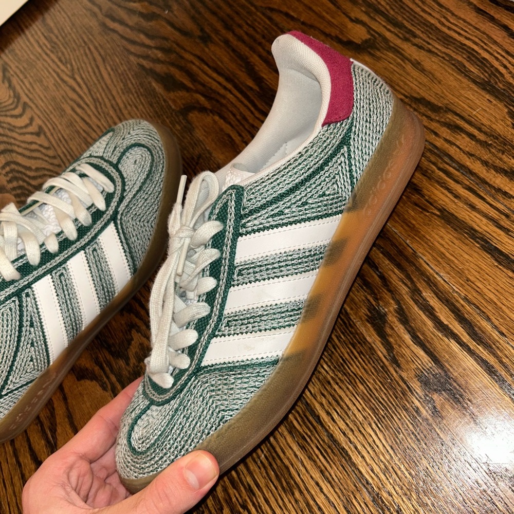 Adidas Green and White Gazelle Sean Witherspoon